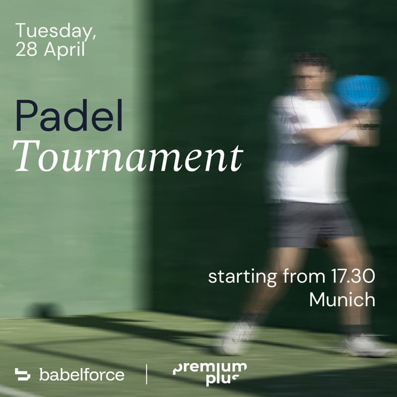 Cover Image for Padel & Networking Event for CX & Contact Center Leaders in Munich (All Levels)