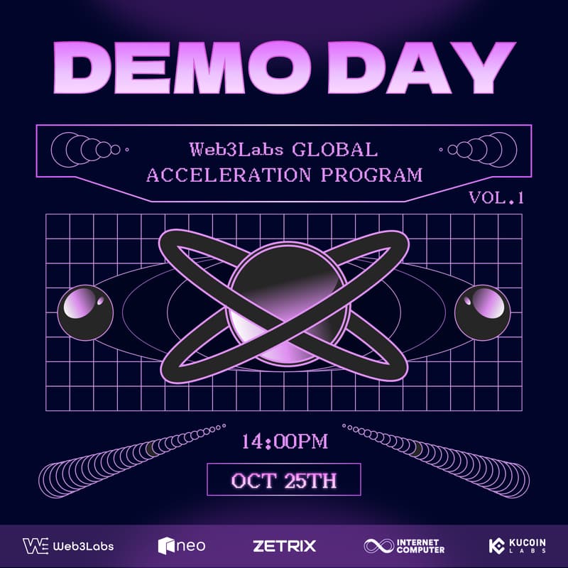 Cover Image for Web3Labs GLOBAL ACCELERATION PROGRAM：DEMO DAY