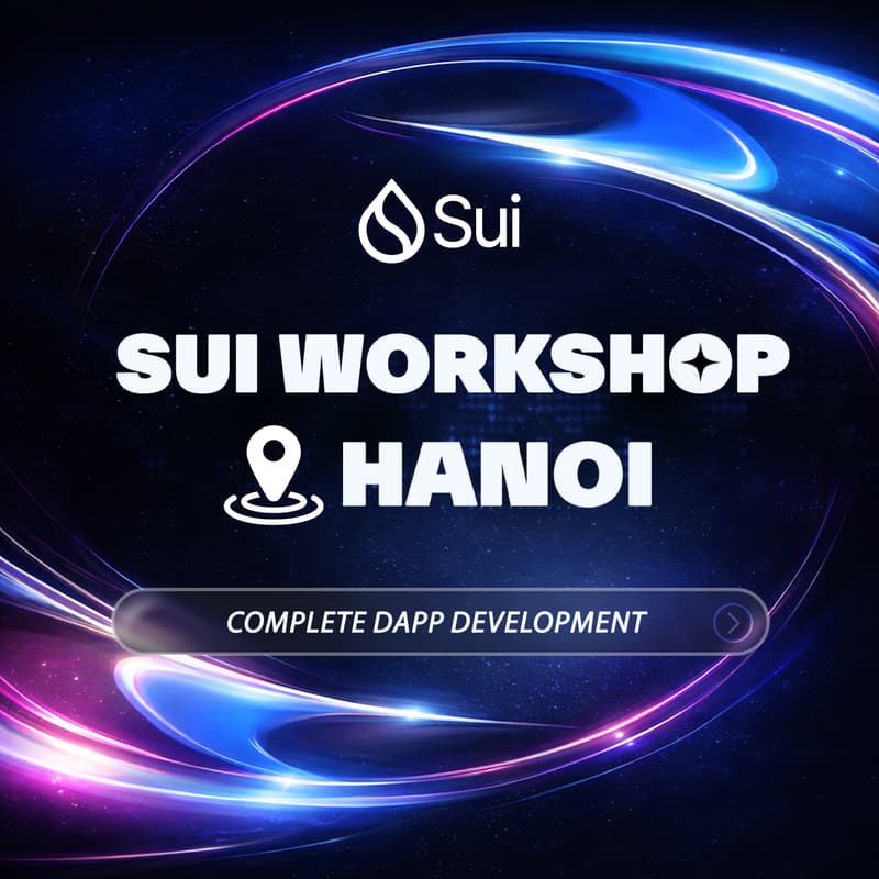 Cover Image for Sui Dev Workshop: Complete DApp Development