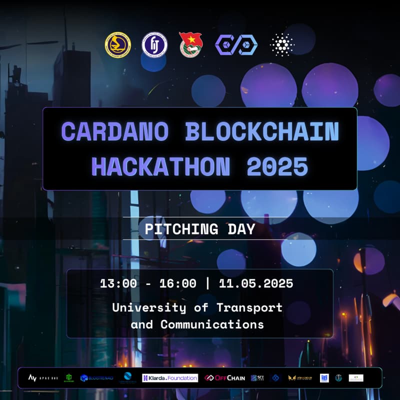 Cover Image for PITCHING DAY | CARDANO BLOCKCHAIN HACKATHON 2025