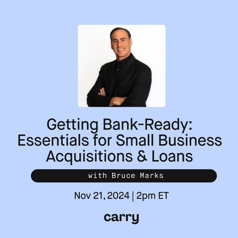 Cover Image for Getting Bank-Ready: Essentials for Small Business Acquisitions & Loans