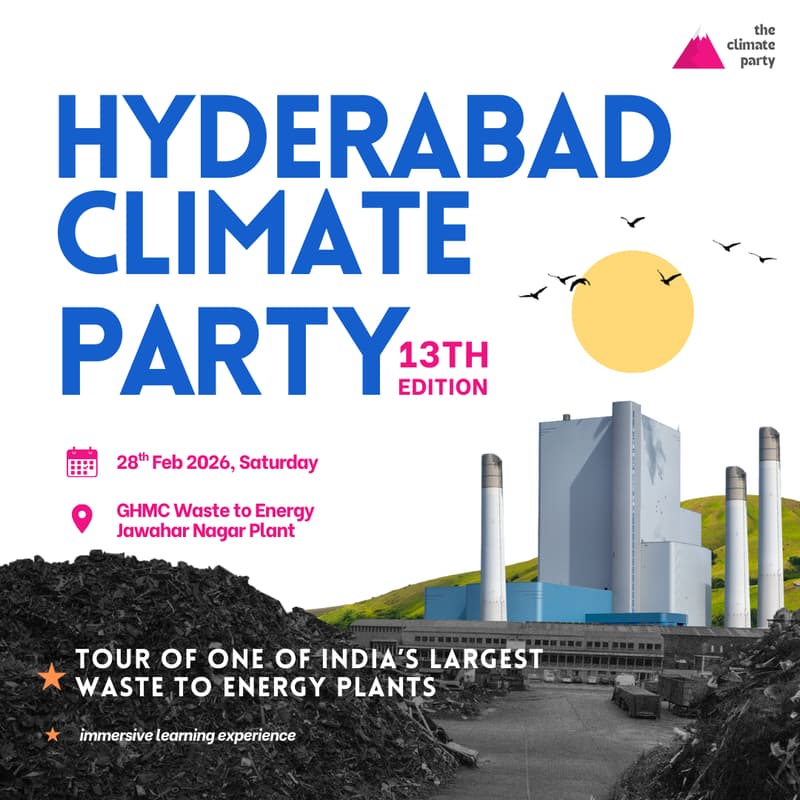 Cover Image for Hyderabad Climate Party | Re Sustainability Waste to Energy Plant Experiencial Tour