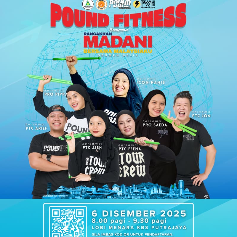 Cover Image for Pound Fitness @ Program Rancakkan MADANI