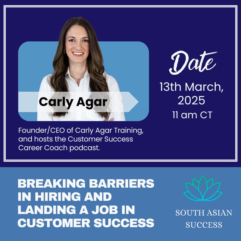 Cover Image for Breaking barriers in hiring and landing a job in Customer Success!