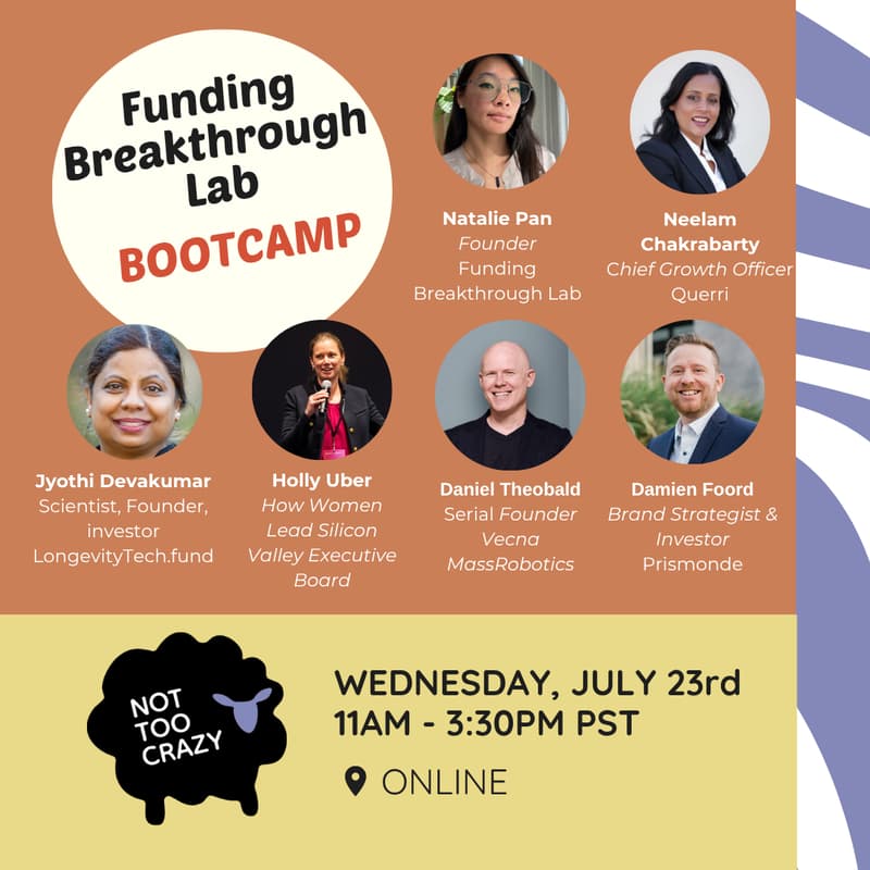 Cover Image for Funding Breakthrough Lab Bootcamp - Raise a pre-seed/seed round