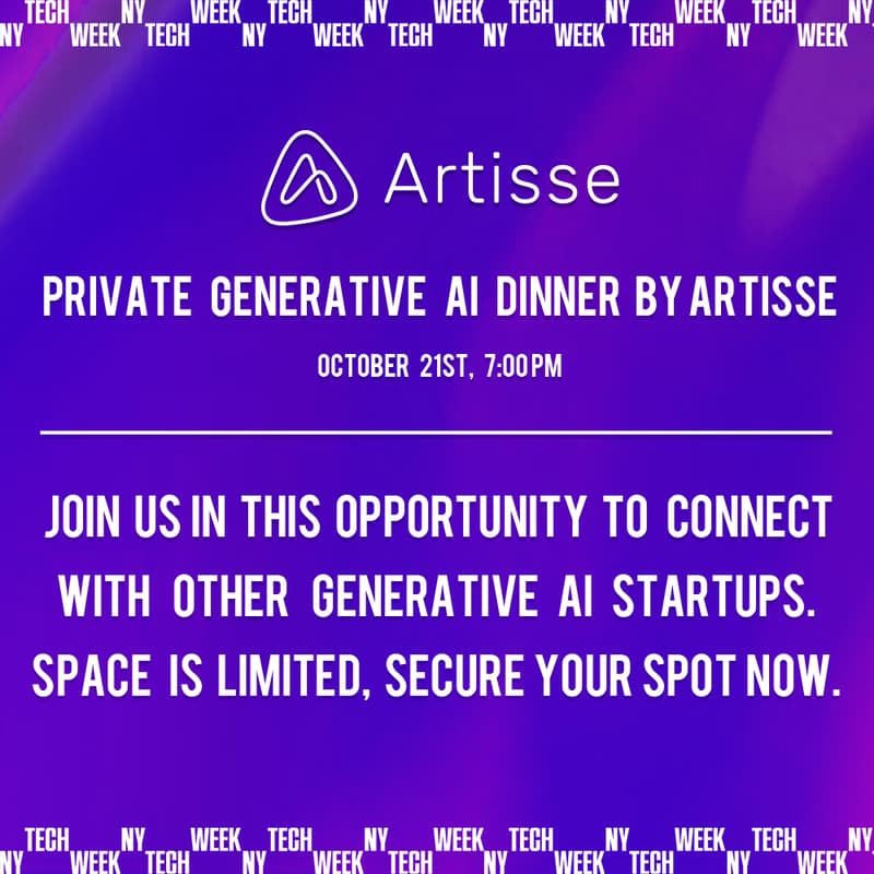 Cover Image for Private Generative AI Dinner By Artisse | NYC #TechWeek