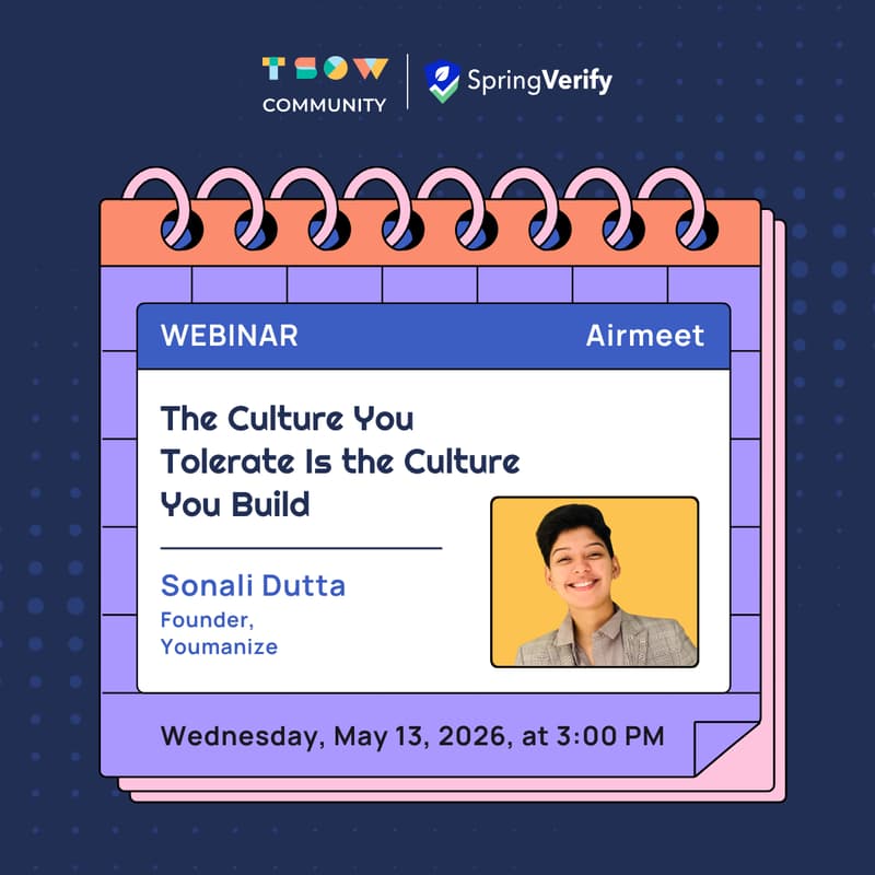 Cover Image for The Culture You Tolerate Is the Culture You Build