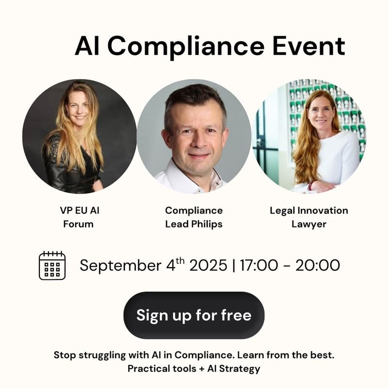 Cover Image for AI compliance event