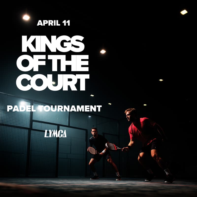 Cover Image for KINGS OF THE COURT 👑 Men's Padel Tournament (Playtomic 2.5–3.5)