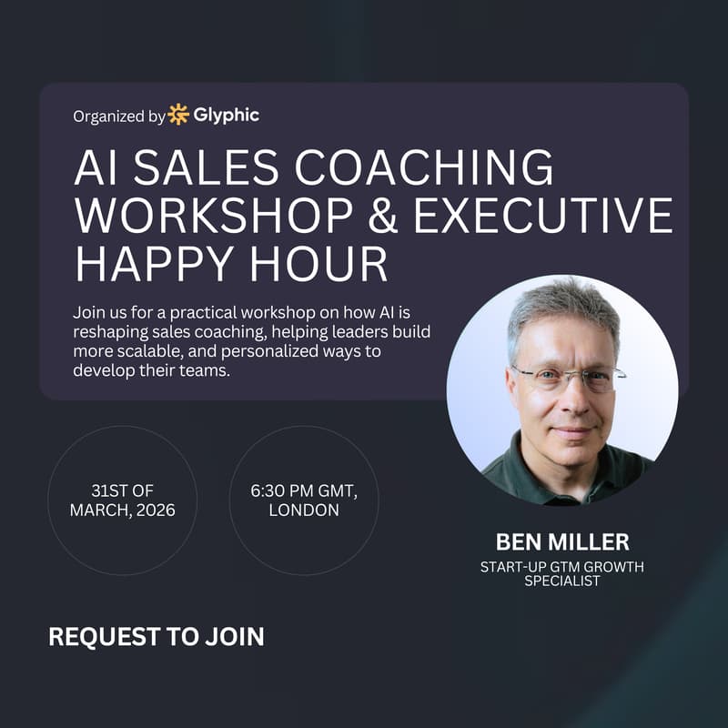 Cover Image for AI Sales Coaching Workshop & Executive Happy Hour | London