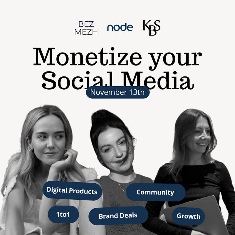 Cover Image for Monetize your Social Media Expert Panel: Node x Bezmezh