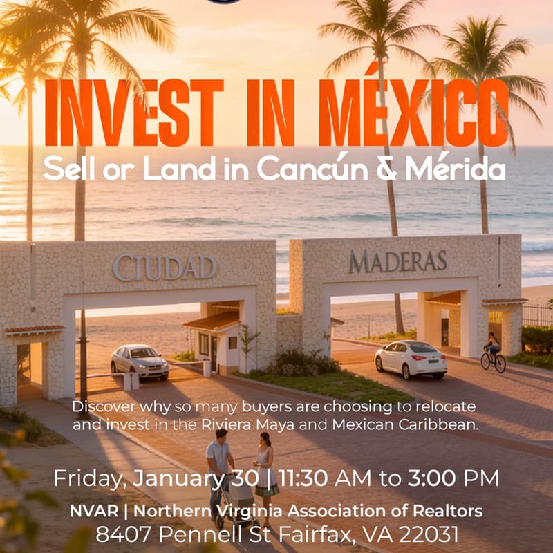 Cover Image for Lunch & Learn: Investing In Cancún & Mérida, Mexico