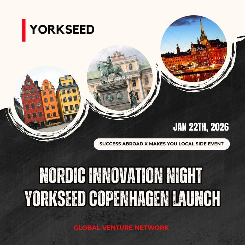 Cover Image for Nordic Night in Copenhagen - Yorkseed Launch (Shopify x ZAGO x Succeed-Abroad Conference ) - Limited spots
