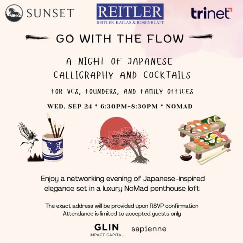 Cover Image for Go with the Flow: A Night of Japanese Calligraphy and Cocktails
