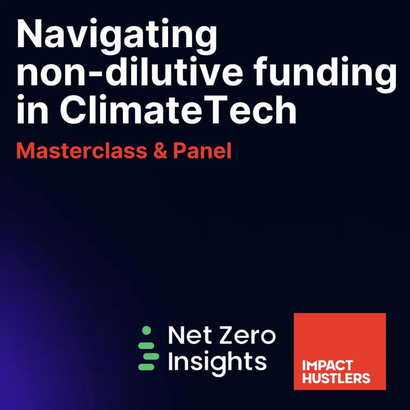 Cover Image for Navigating non-dilutive funding in ClimateTech
