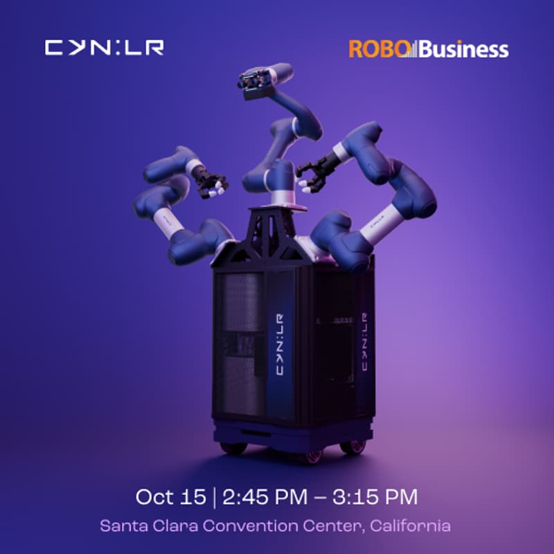 Cover Image for Join CynLr at RoboBusiness 2025