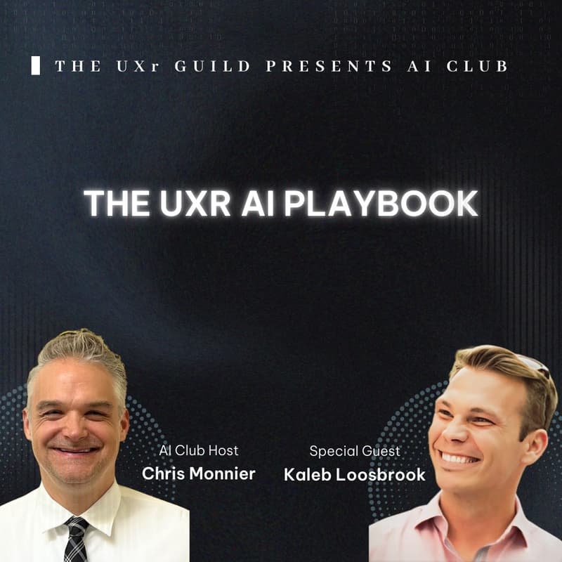 Cover Image for AI Club: The UXR AI Playbook