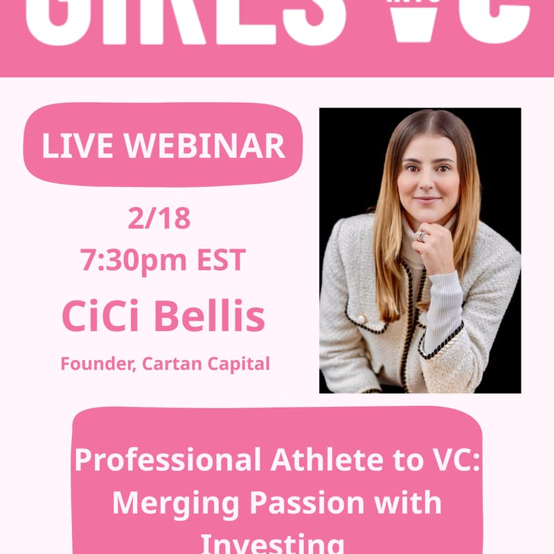 Cover Image for Professional Athlete to VC: Merging Passion and Investing with CiCi Bellis