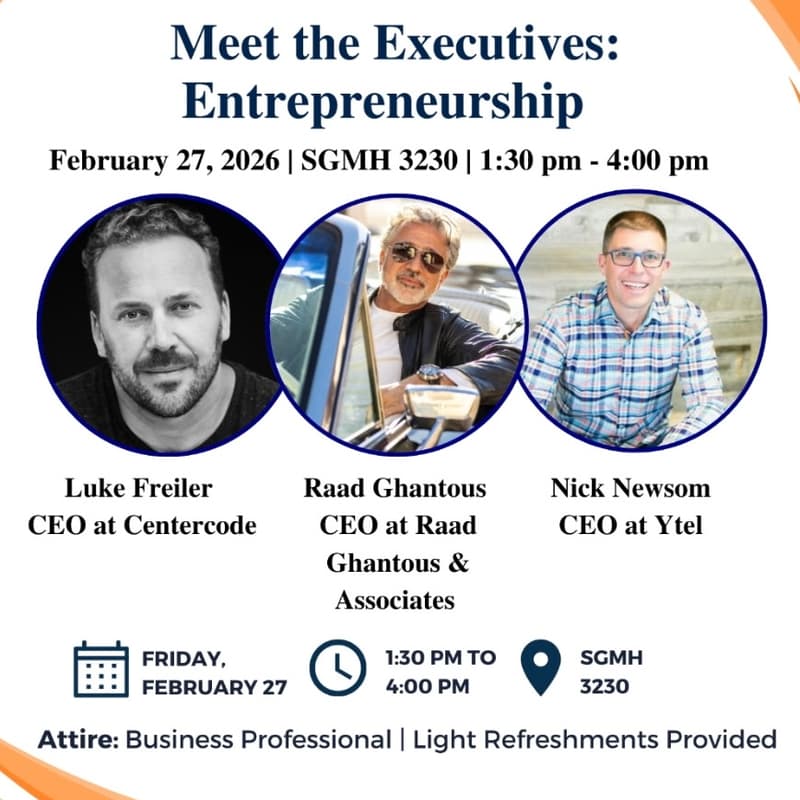 Cover Image for Meet the Executives: Entrepreneurship