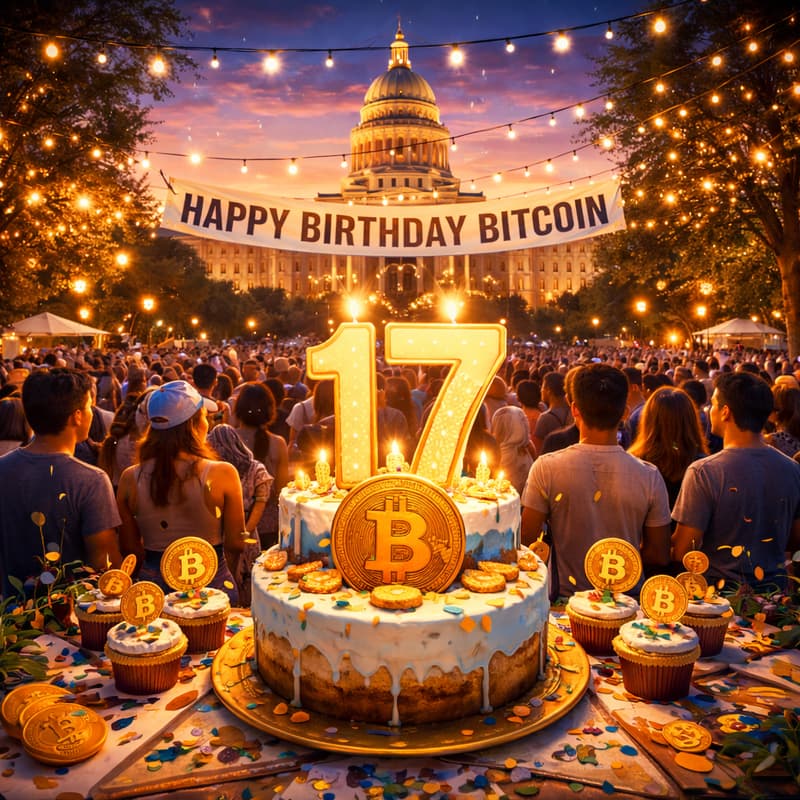 Cover Image for Bitcoin's 17th Birthday Party (Jan 03) Austin Texas