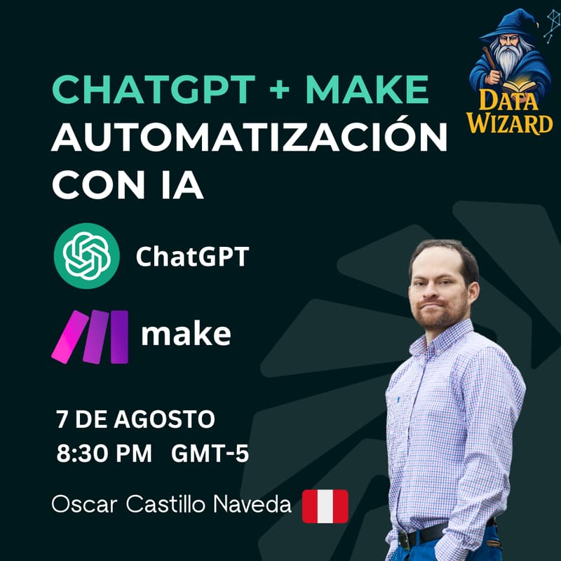Cover Image for ChatGPT + Make: Automatiza con IA