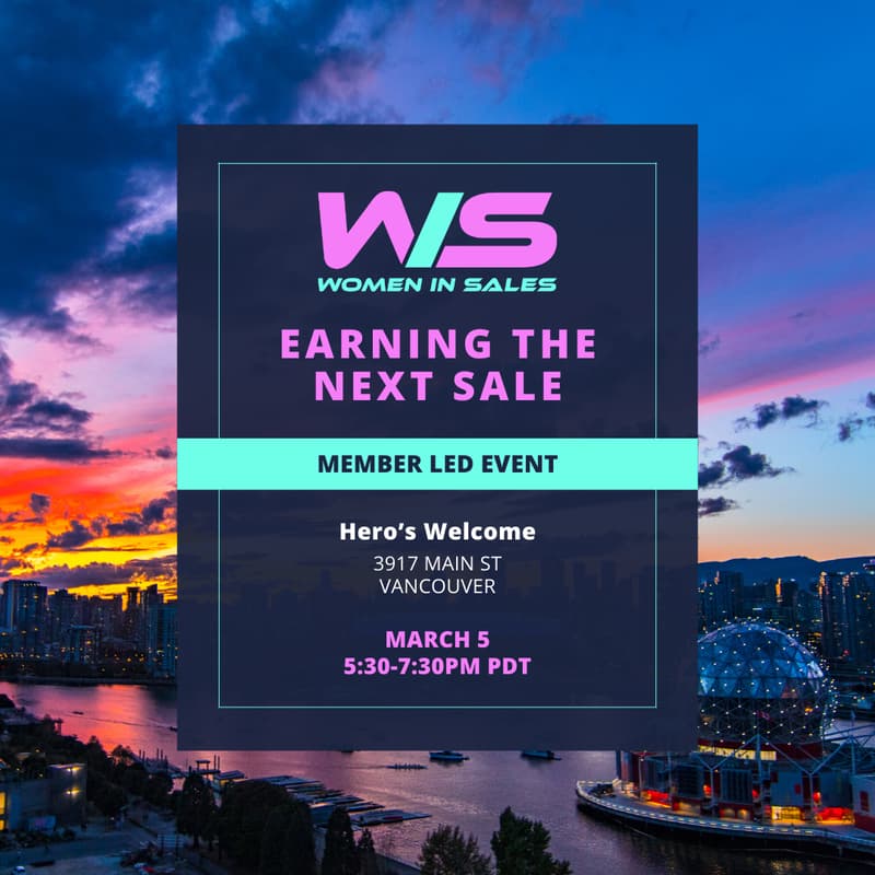 Cover Image for Vancouver Women in Sales Meetup!