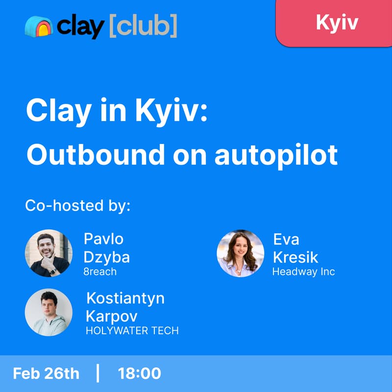 Cover Image for Clay in Kyiv: Outbound on Autopilot