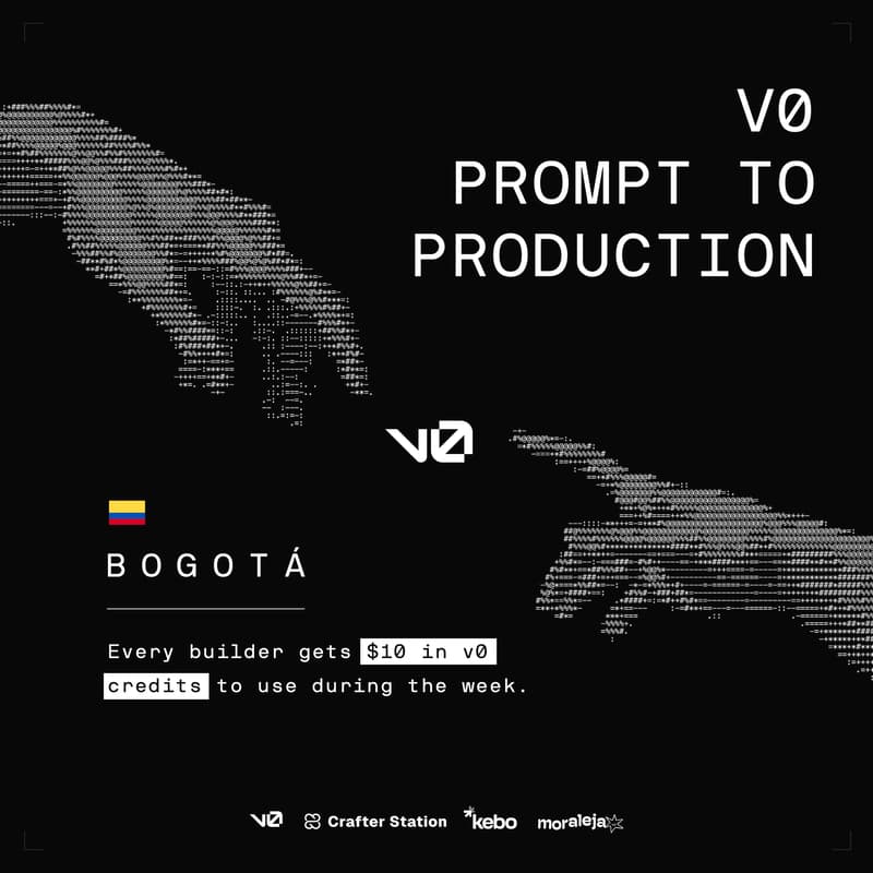 Cover Image for v0 Prompt to Production - Bogotá
