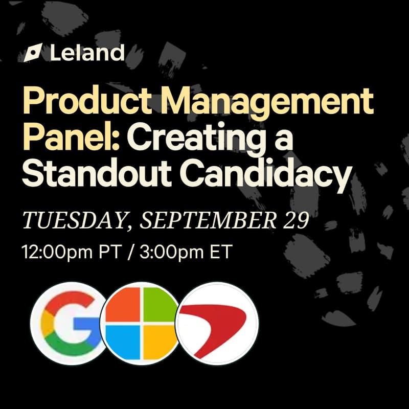 Cover Image for Product Management Panel: Creating a Standout Candidacy