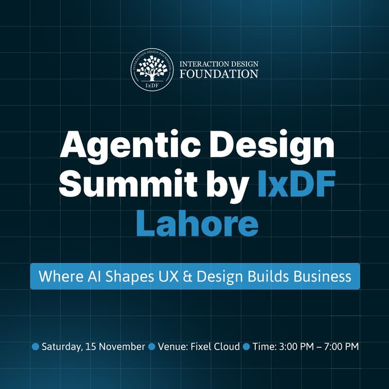 Cover Image for Agentic Design Summit By IxDF Lahore