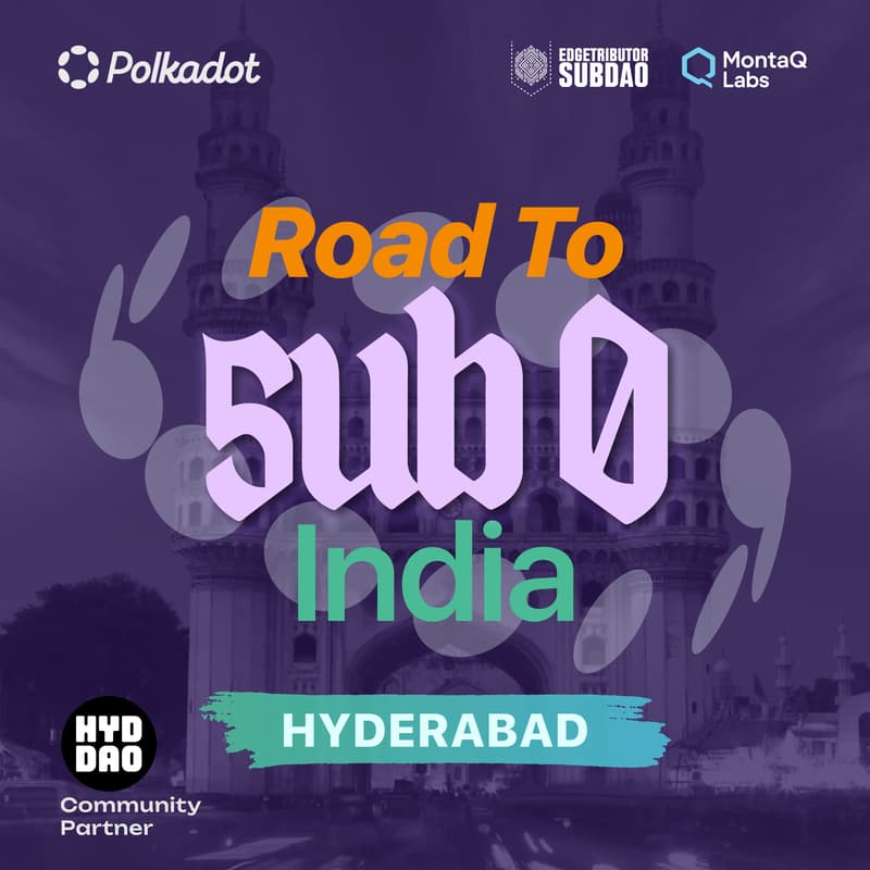 Cover Image for Road to Sub0 India - Builder Party: Hyderabad Edition