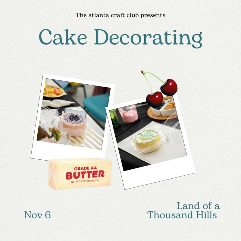 Cover Image for The Audacity Cake Decorating Experience