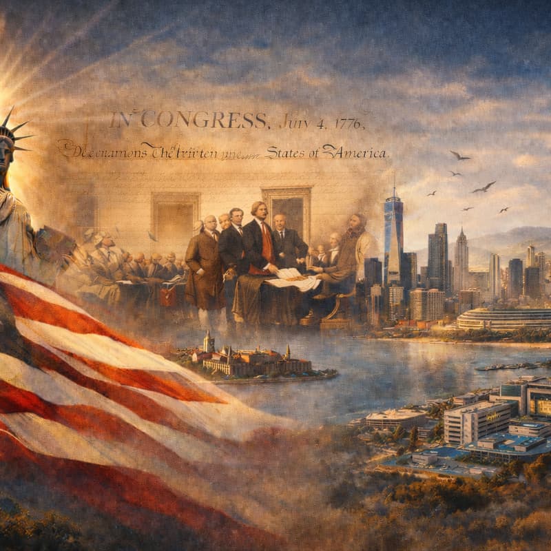 Cover Image for America: A Nation of Ideas