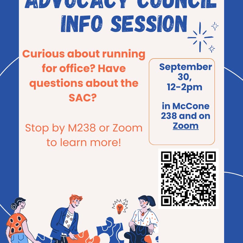 Cover Image for Student Advocacy Council Info Session