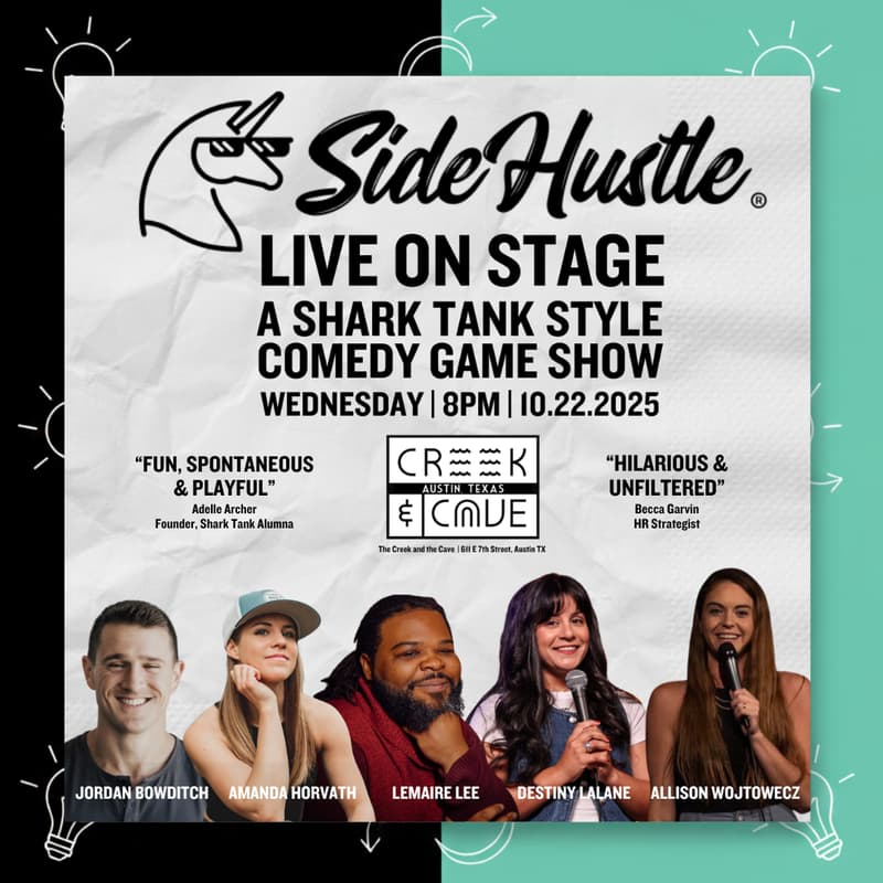 Cover Image for SideHustle® LIVE on Stage