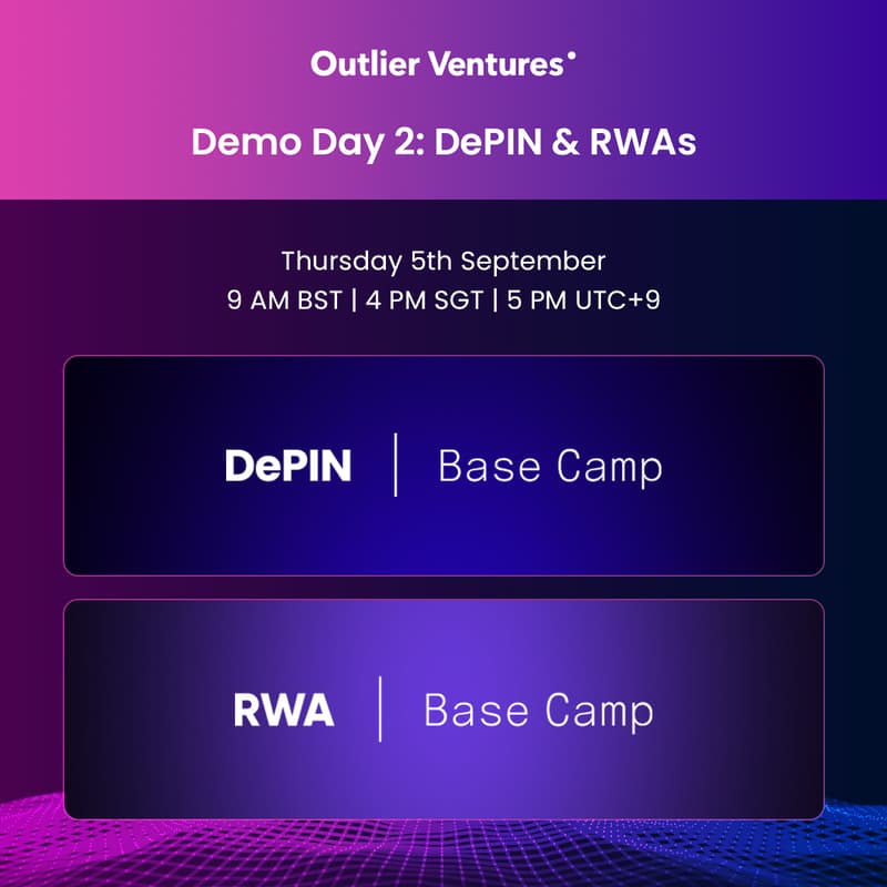 Cover Image for OV Demo Day 2: DePIN & RWA (Session 1, EU/ASIA timezone)
