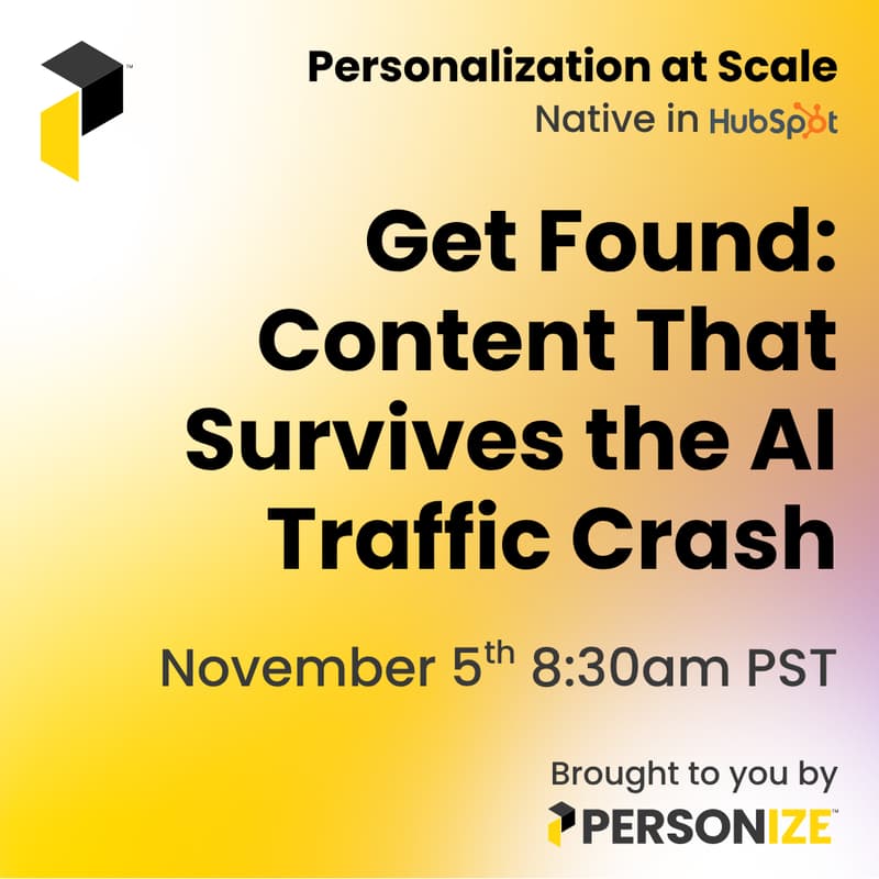 Cover Image for Get Found: Content That Survives the AI Traffic Crash