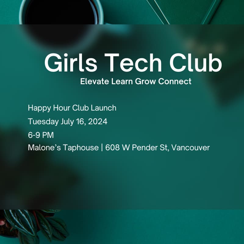 Cover Image for Girls Tech Club - Happy Hour