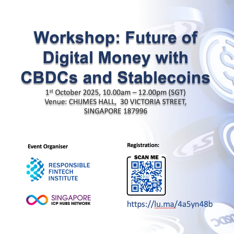 Cover Image for Workshop: Future of Digital Money with CBDCs and Stablecoins