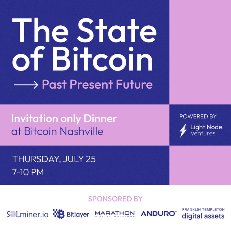 Cover Image for State of Bitcoin - VIP Dinner 