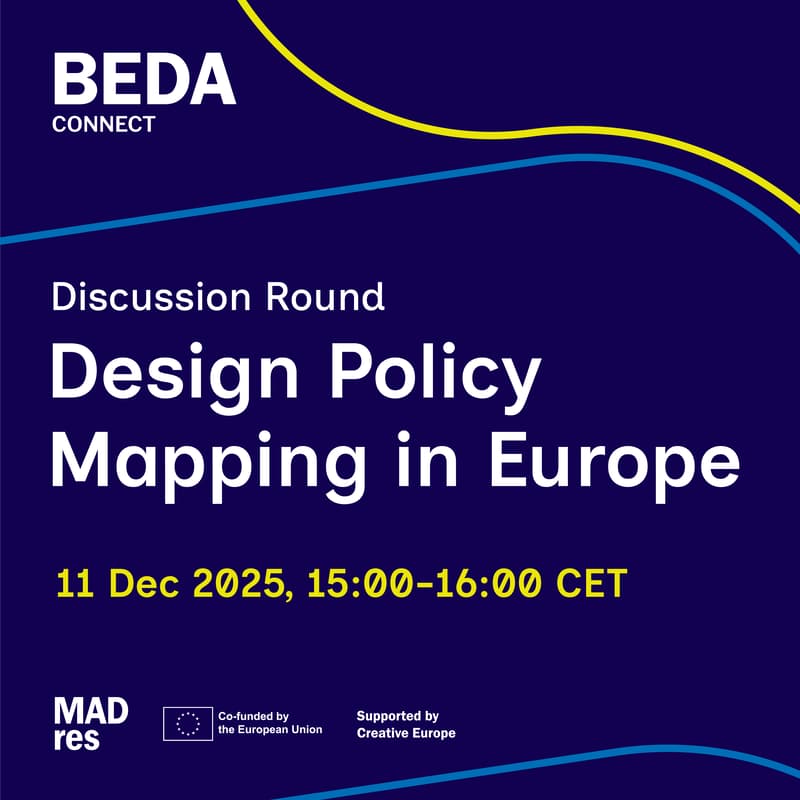 Cover Image for BEDA Connect: Design Policy Mapping Results Discussion Round