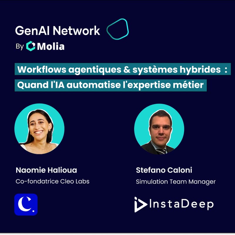 Cover Image for Meetup GAIN #14 | Workflows Agentiques & Systèmes Hybrides : Quand l'IA automatise l'expertise métier.