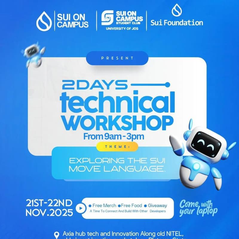 Cover Image for Sui on Campus: 2 Days technical Workshop