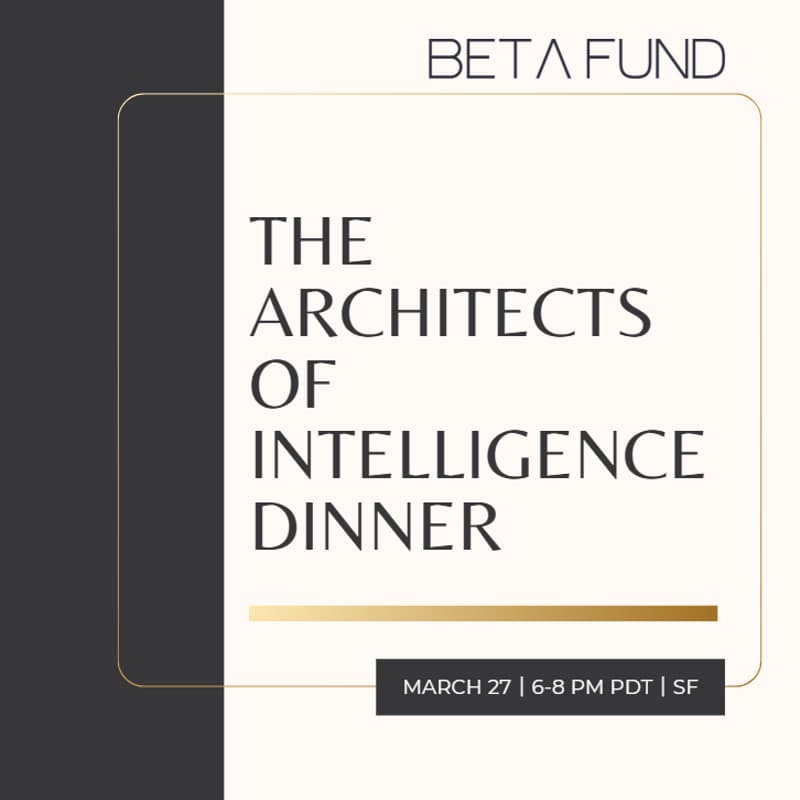 Cover Image for The Architects of Intelligence Dinner