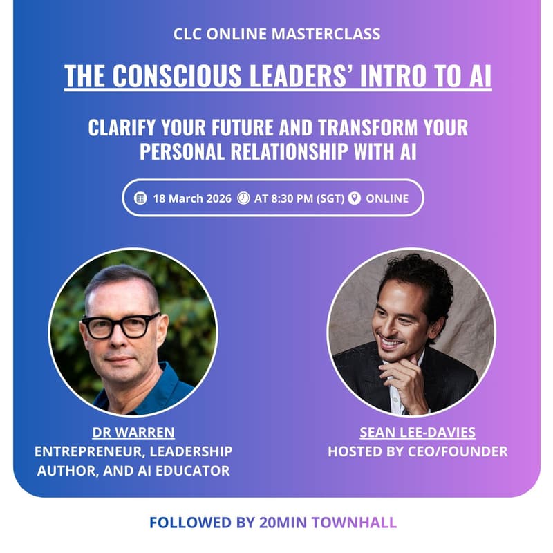 Cover Image for CLC Online Masterclass: Transform your personal future with AI | Introduction to Agentic AI