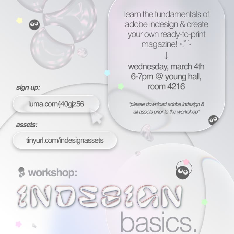Cover Image for InDesign Basics Workshop