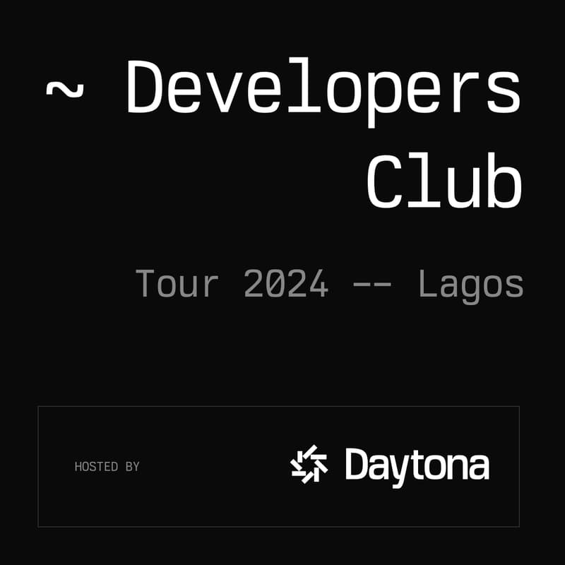 Cover Image for Daytona Developers Club Tour '24, Lagos