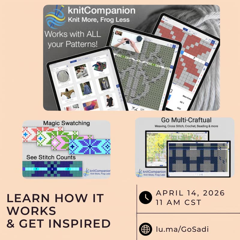 Cover Image for Meet Knit Companion (not just for knitters!)