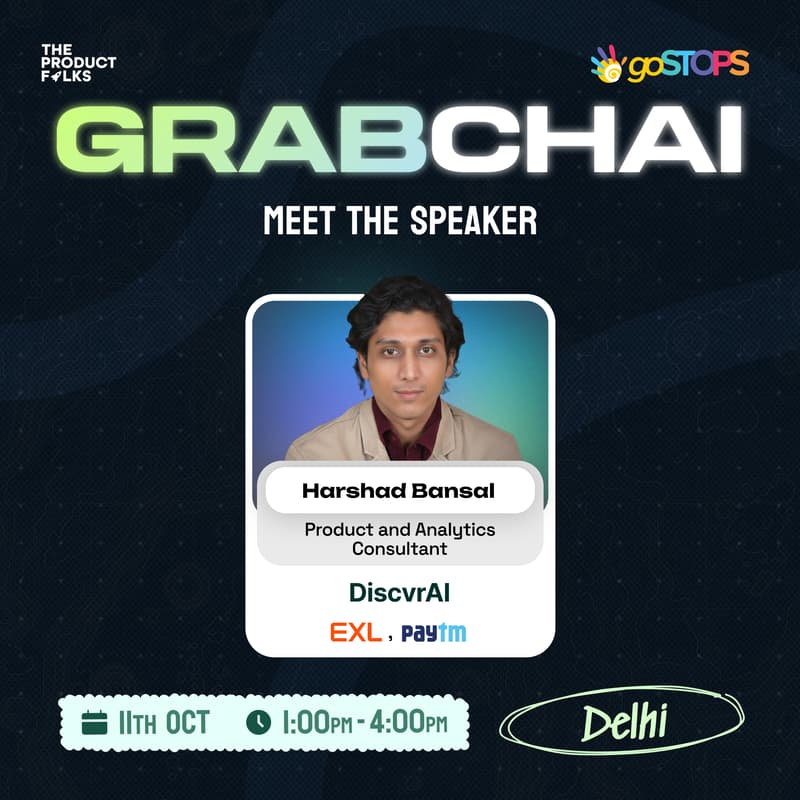 Cover Image for The Product Folks' Grabchai Meetup: Delhi
