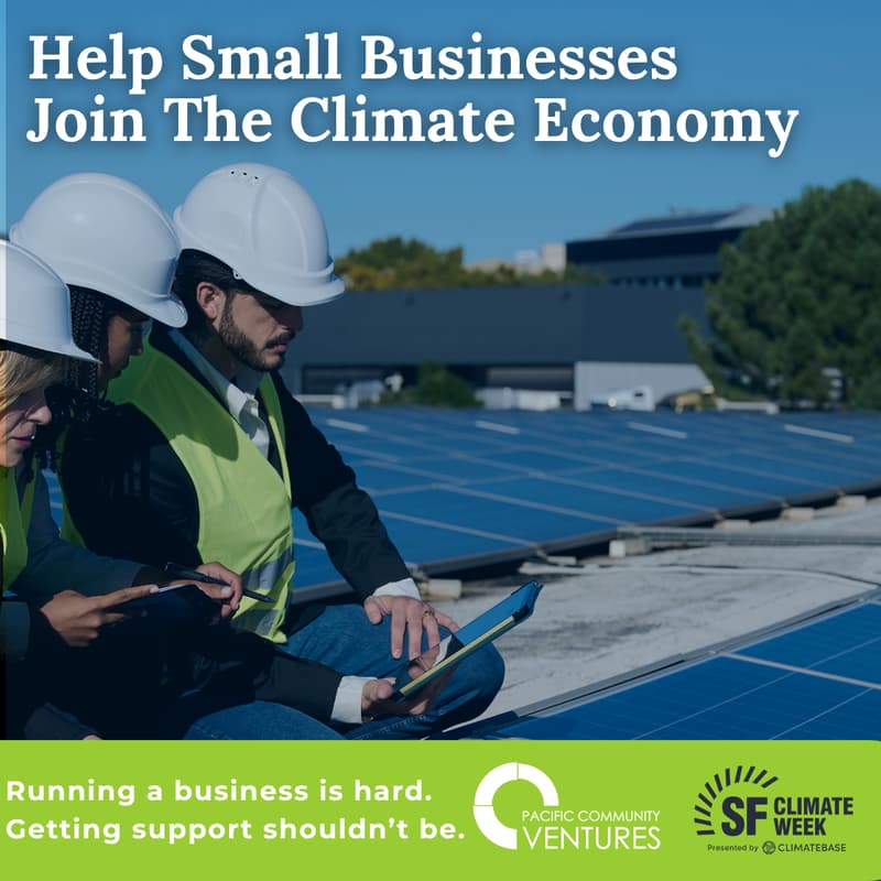 Cover Image for Mentor Small Businesses Working in the Climate Economy